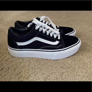 Old Skool platform vans
